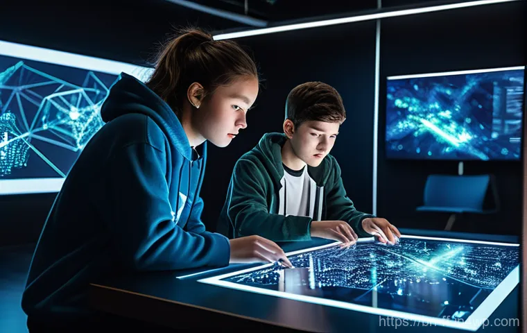 하이퍼 퍼스널라이제이션의 최신 트렌드 - **Prompt 1: Futuristic Personalized Digital Experience**
    "A young adult, approximately 18 years ...