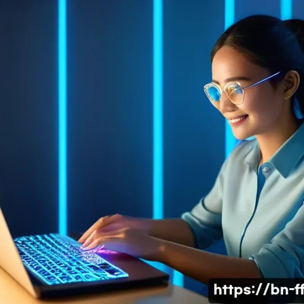 하이퍼 퍼스널라이제이션과 고객 경험 혁신 - **Prompt 1: The Empathetic AI Assistant**
    "A young professional woman, dressed in smart casual a...