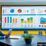 Home 20 하이퍼 퍼스널라이제이션을 위한 데이터 기반 의사결정 - A professional office setting with a diverse group of Bengali business analysts working collaborativ...